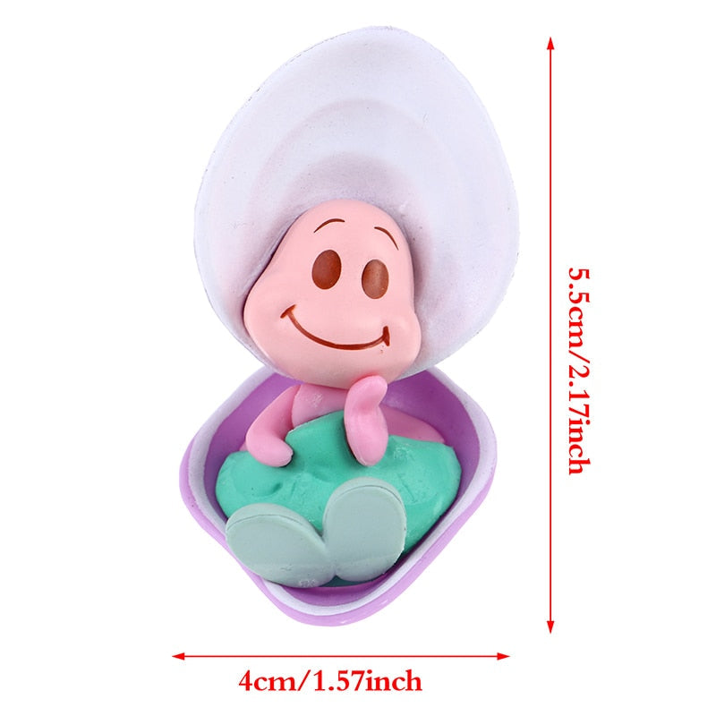3Pcs/Set Kawaii Alice in Wonderland Young Oyster Baby Action Figure Dolls Toys